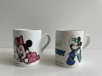 2 x Mickey Minnie Mouse mok Disney 1987 beker kop vintage, Gebruikt, Ophalen