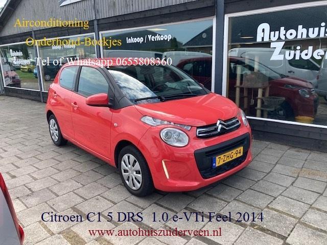 Citroen C1 1.0 E-VTI 68 5-DRS Airco Boekjes Led, Auto's, Citroën, Bedrijf, Te koop, C1, ABS, Airbags, Airconditioning, Alarm, Boordcomputer
