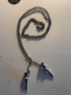 Zilverkleurige Ketting voor Breipennen Hangers, Ophalen of Verzenden, Zo goed als nieuw, Zilver, Overige materialen