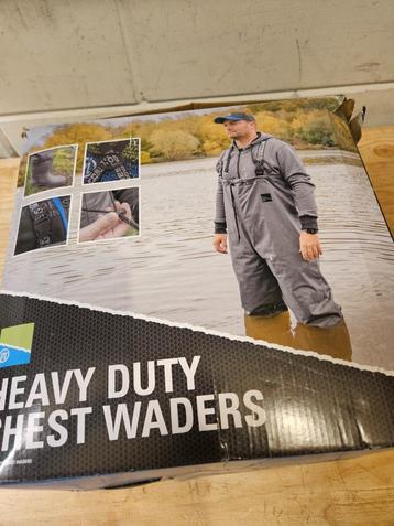 preston heavy duty chest wader maat 46 beschikbaar voor biedingen