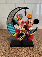 Mickey & Minnie on Moon (by Britto), Verzamelen, Disney, Ophalen of Verzenden, Mickey Mouse, Zo goed als nieuw, Beeldje of Figuurtje
