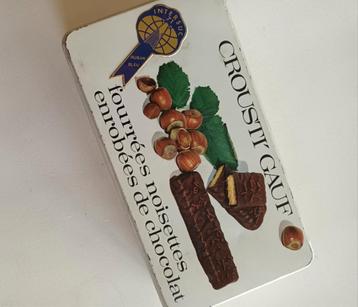 Vintage Crousty Gauf Koektrommel beschikbaar voor biedingen