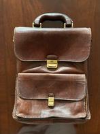 The Bridge Lederen Messenger Bag Cognac, Sieraden, Tassen en Uiterlijk, Gebruikt, Bruin, Leer, Ophalen