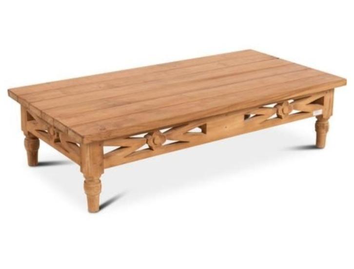 Salontafels "Stations" Teakhout, voor binnen + buiten v.a., Huis en Inrichting, Tafels | Salontafels, Nieuw, Minder dan 50 cm