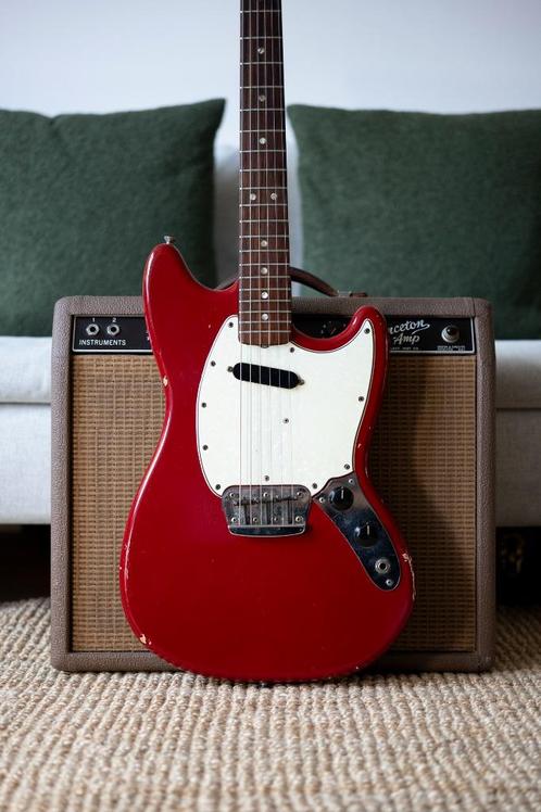 1966 Fender Musicmaster II, Muziek en Instrumenten, Snaarinstrumenten | Gitaren | Elektrisch, Gebruikt, Solid body, Fender, Ophalen of Verzenden