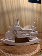 Houten Schommel Motor Kinderspeelgoed, Ophalen, Gebruikt, Rij- of Hobbelspeelgoed