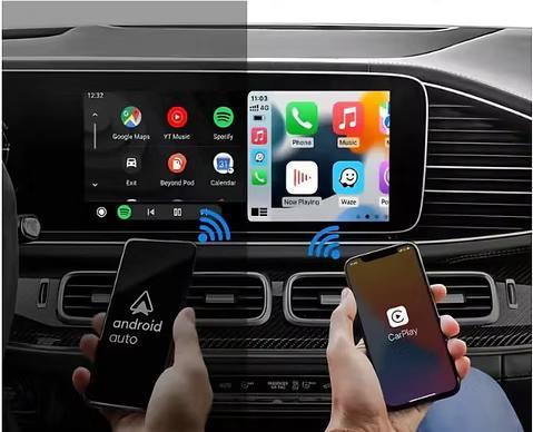 Apple CarPlay / Android Auto & Achtercamera Inbouw, Auto diversen, Autoradio's, Zo goed als nieuw, Ophalen