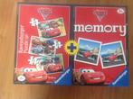 Cars 2 in 1, puzzel en memory, Ophalen of Verzenden, Zo goed als nieuw