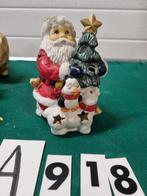 waxinehouder kerstman en boom [a918], Diversen, Kerst, Ophalen of Verzenden