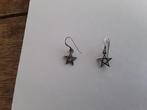 Zilveren oorhangers pentagram, hekserij, wicca, Hangers, Ophalen of Verzenden, Zo goed als nieuw, Zilver