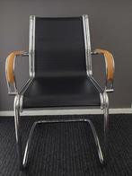 Italiaanse design vergaderstoelen/kamerstoelen, Huis en Inrichting, Ophalen, Overige materialen, Zwart, Design
