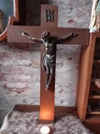 Antiek brocante crucifix kruisbeeld  Hoogte is  50 cm nr 5, Ophalen of Verzenden