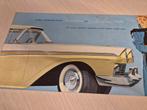 1957 Nederlands Ford Fairlane brochure óók station cabriolet, Ophalen of Verzenden, Ford