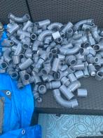 Partij PVC buizen en fittingen, Doe-het-zelf en Verbouw, Buizen en Afvoer, Bochten, Gebruikt, Pvc, Minder dan 2 meter