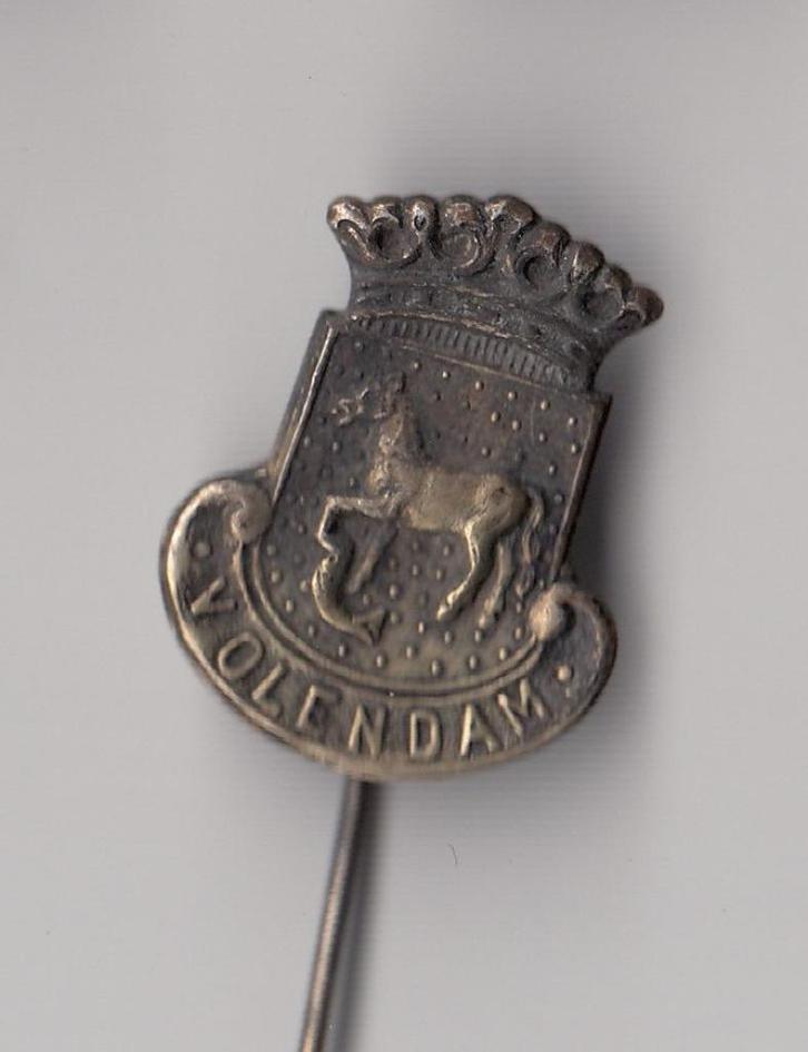 Volendam Stadswapen B speldje, Verzamelen, Speldjes, Pins en Buttons, Gebruikt, Speldje of Pin, Overige onderwerpen, Ophalen of Verzenden