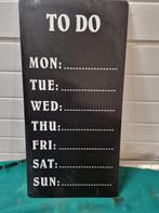 weekplanner krijtbord, Ophalen of Verzenden, 'T Olde Gre-j, Info@toldegrej.nl, Endepoelstraat 20f Didam