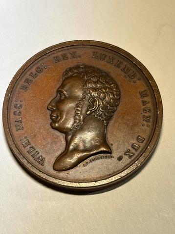 Medaille 1815 Invoering van de Nederlandse Grondwet Willem I beschikbaar voor biedingen