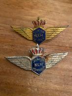 Klm junior skipper & junior steward broches, Ophalen, Gebruikt, Overige typen