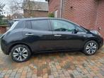 Nissan Leaf 2013 Zwart Tekna Leder 46kw (upgrade accu) 275km, Auto's, Nissan, Zwart, Zwart, Elektrisch, Particulier
