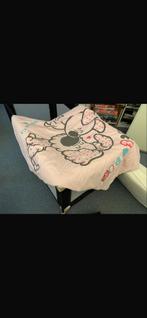 Campingbedje met matras en dekbedovertrek, Gebruikt, Ophalen of Verzenden, Minder dan 140 cm, Matras