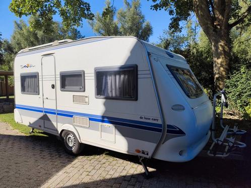 Hobby de luxe easy 450 UF bwj 2004 incl Mover & Fietsenrek, Caravans en Kamperen, Caravans, Particulier, tot en met 4, 1000 - 1250 kg