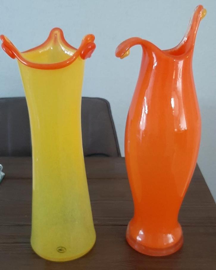prachtige grote( h. 40 cm) designvazen, prijs per stuk., Huis en Inrichting, Woonaccessoires | Vazen, Nieuw, Overige kleuren, Minder dan 50 cm