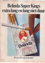 Retro reclame 1977 Belinda sigaretten Super Kings pakje, Ophalen of Verzenden, Huis en Inrichting