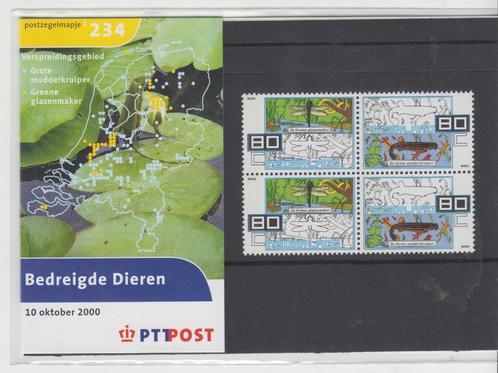 Postzegelmapje Bedreigde dieren, Postzegels en Munten, Postzegels | Nederland, Postfris, Verzenden