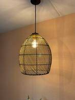 2 Draad hanglampen zwart/goud, Ophalen, Zo goed als nieuw, Stof, Minder dan 50 cm