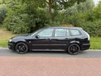 Saab 9-3 1.8 T Sport Estate 2007 Zwart, Auto's, 1998 cc, 74 €/maand, Beige, 4 cilinders