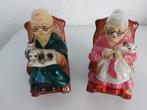 opa en oma op schommelstoel, Ophalen