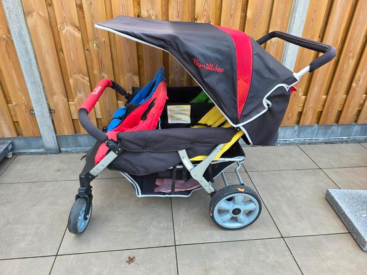 Familidoo Lidoo Star BB Plus 4-zits Wandelwagen, Kinderen en Baby's, Kinderwagens en Combinaties, Gebruikt, Kinderwagen, Overige merken