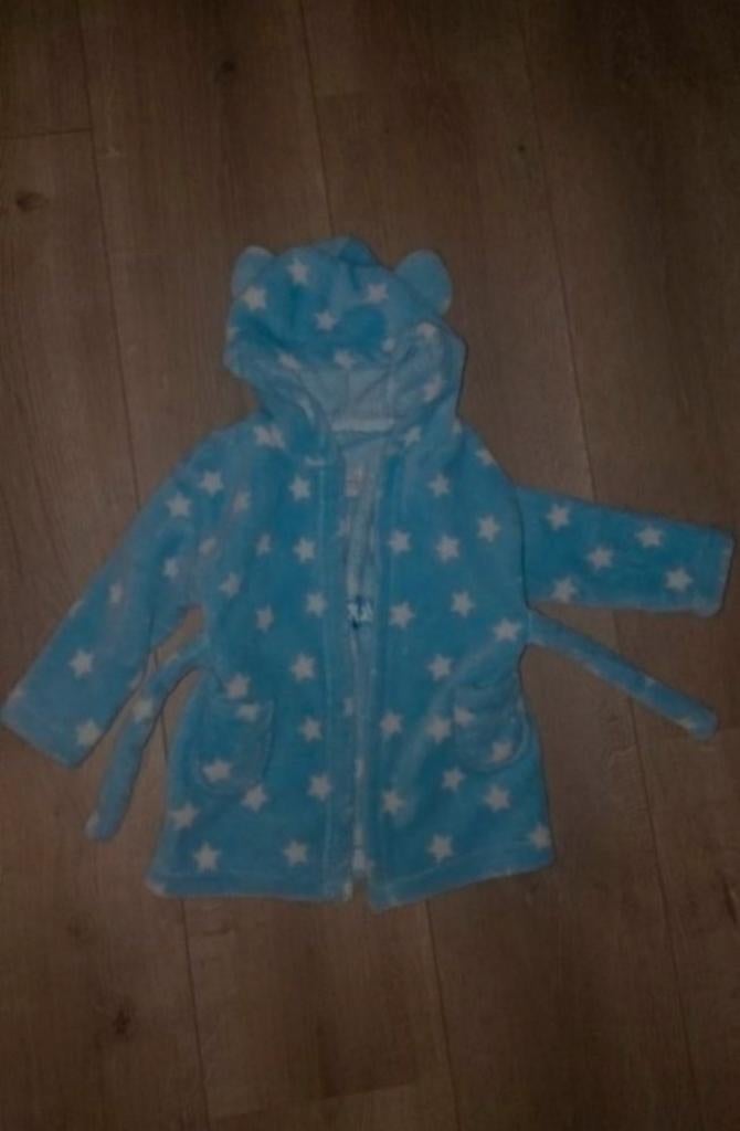 Badjasje 6-12 maanden jongen/meisje blauw/wit sterren, Ophalen of Verzenden, Jongetje of Meisje, Pakje