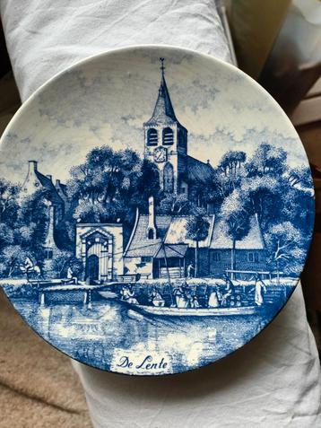 Delfts Blauw Wandbord - Jan van de Velde beschikbaar voor biedingen