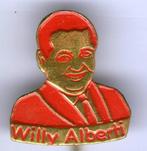 Willy Alberti rood op koper zanger speldje ( J_174 ), Verzamelen, Speldjes, Pins en Buttons, Figuurtje, Speldje of Pin, Zo goed als nieuw