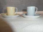 Richard Ginori porseleinen kopjes / vintage jaren '70, Gebruikt, Ophalen of Verzenden, Overige stijlen, Kop(pen) en/of Schotel(s)