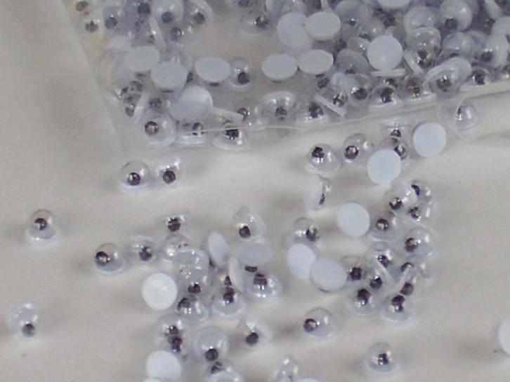 Opplakbare wiebelogen 3 mm. Plakogen, wiebeloogjes en andere, Hobby en Vrije tijd, Knutselen, Nieuw, Materiaal, Verzenden