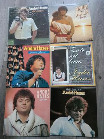 André Hazes LP Collectie - 6 Albums beschikbaar voor biedingen