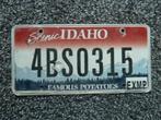 Kentekenplaat licenseplate Idaho Famous Potatoes USA, Verzenden, Gebruikt, Auto's