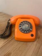 Oranje draaischijf telefoon vintage, Ophalen of Verzenden, Huis en Inrichting
