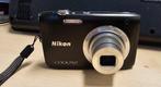 Nikon Coolpix S2800 Zwart + Draagtasje, Ophalen, Gebruikt, Compact, Nikon