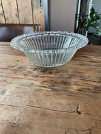 Glazen schaal, Ophalen of Verzenden, Zo goed als nieuw, Rond, Glas