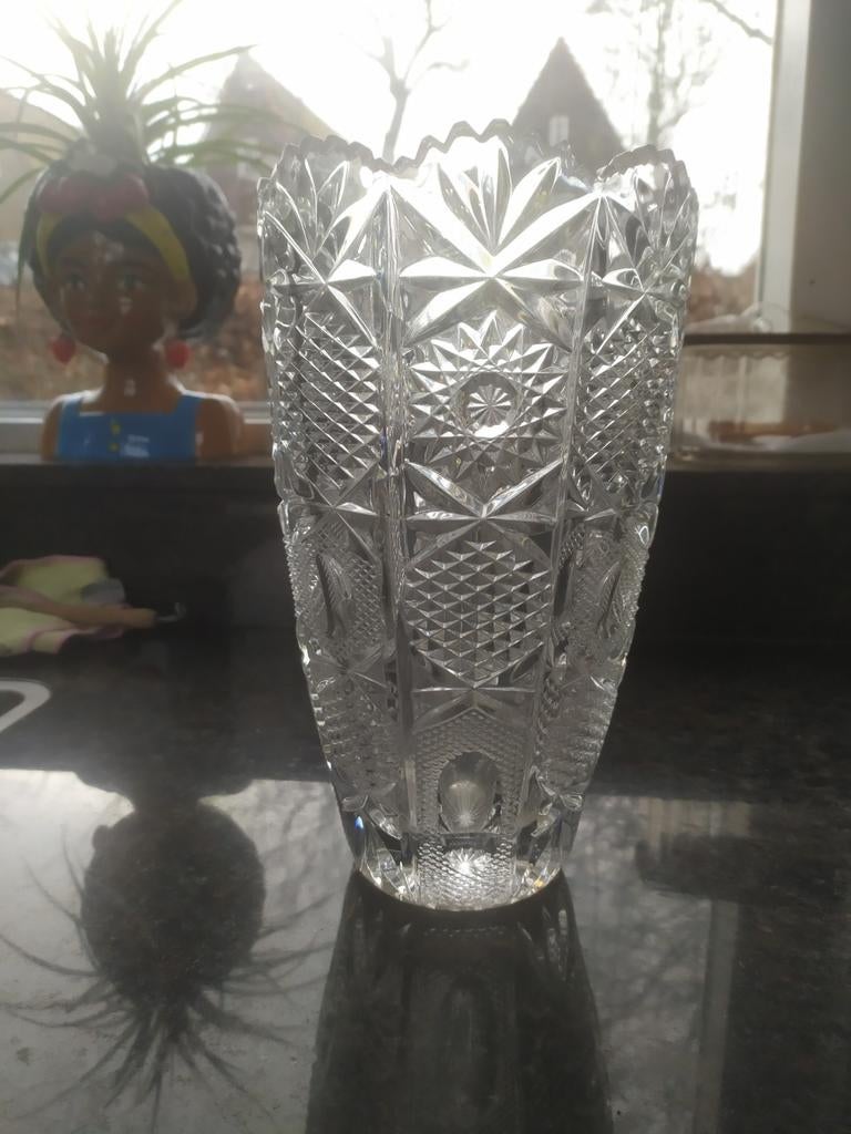 Grote vaas, Overige kleuren, Ophalen of Verzenden, Minder dan 50 cm, Glas