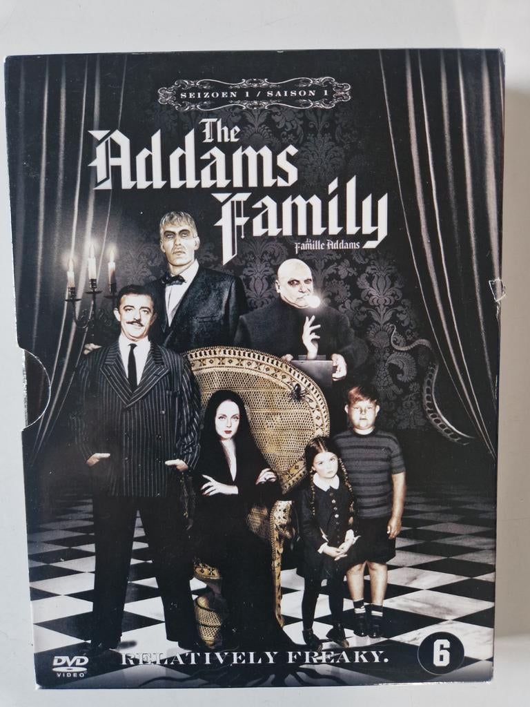 The Addams Family Seizoen 1 DVD Boxset, Gebruikt, Alle leeftijden, Boxset, Ophalen of Verzenden