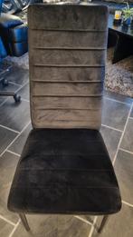 4 Mooie zwarte eettafel stoelen, Huis en Inrichting, Stoelen, Zwart, Ophalen of Verzenden, Zo goed als nieuw, Metaal