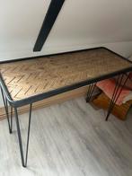 Industriële sidetable, Huis en Inrichting, Ophalen, Gebruikt, 100 tot 150 cm, Overige houtsoorten