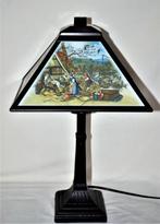 mooie  tafellamp, Gebruikt, 50 tot 75 cm, Ophalen, Glas