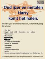 oud ijzer en metalen  gevraagd, Ophalen, Gebruikt, Overige metalen
