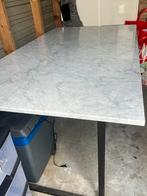 marmer tafel, Ophalen of Verzenden, Zo goed als nieuw, Rechthoekig, Overige materialen