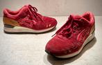 Asics Gel Lyte 3 Bordeaux rood sport schoenen sneakers 39,5, Sportschoenen, Ophalen of Verzenden, Zo goed als nieuw, Asics